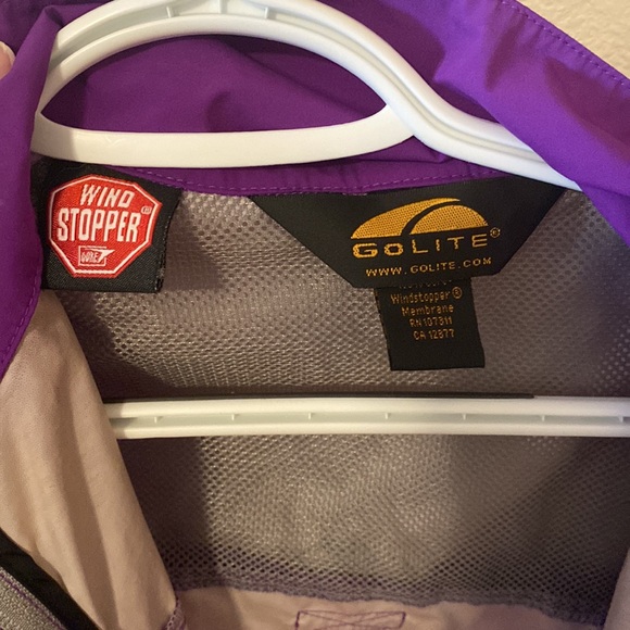 Purple Women’s GoLite Windbreaker Jacket Size Small - Picture 3 of 5